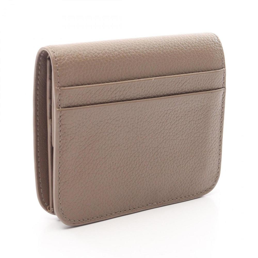 Balenciaga BALENCIAGA CASH Bi-fold Wallet, Leather, Women's, Beige, 594216 - Picture 2 of 8